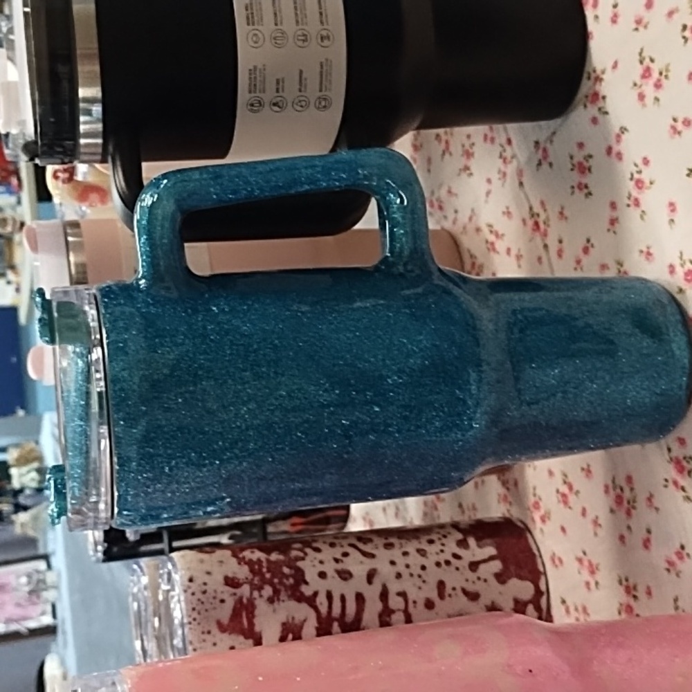 Mermaid Glitter Tumbler - Blue and Pink - Picture 2 of 2